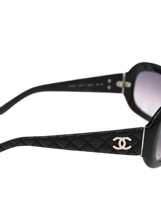 CHANEL CC Logo Matelasse Sunglasses Eye Wear Plastic Leather BK 5116-Q 30RL982 main image 14